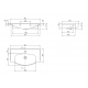 Νιπτήρας Επίπλου Πορσελάνης 80x46.5 cm Cerastyle Lila 082400-u Λευκό Νιπτήρας Επίπλου Πορσελάνης 80x46.5 cm Cerastyle Lila 082400-u Λευκό